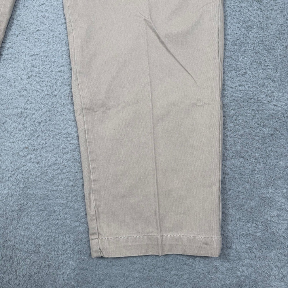 Polo Ralph Lauren Andrew Pant Mens 38x32 Tan Khaki Double Pleated Cotton Chinos - Picture 5 of 13